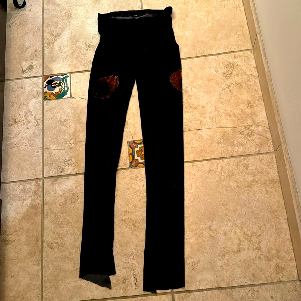Maniac Corp Japan Runway Velvet Leggings